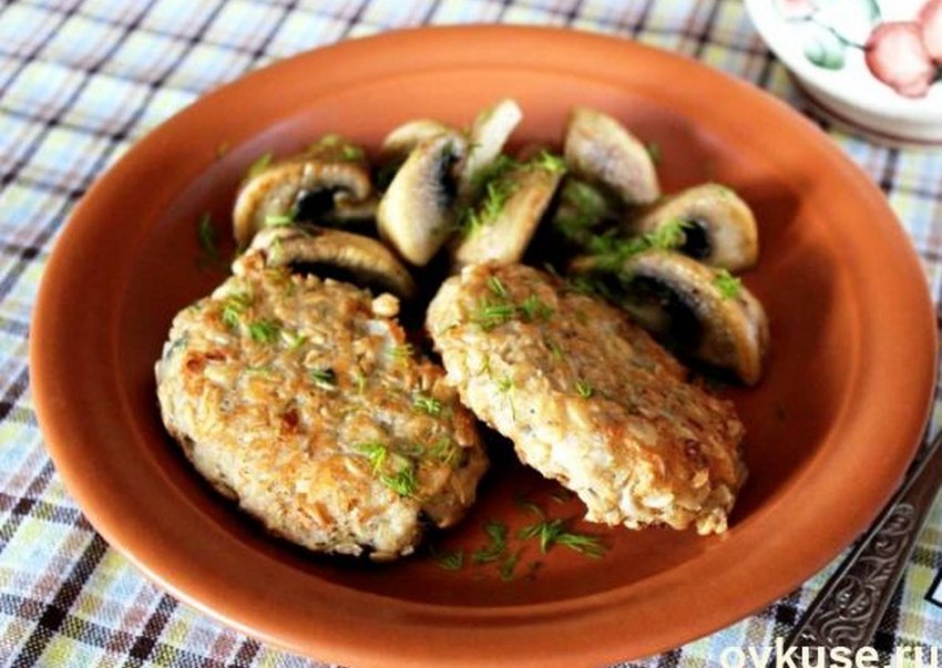 Самые вкусные овсяные котлеты