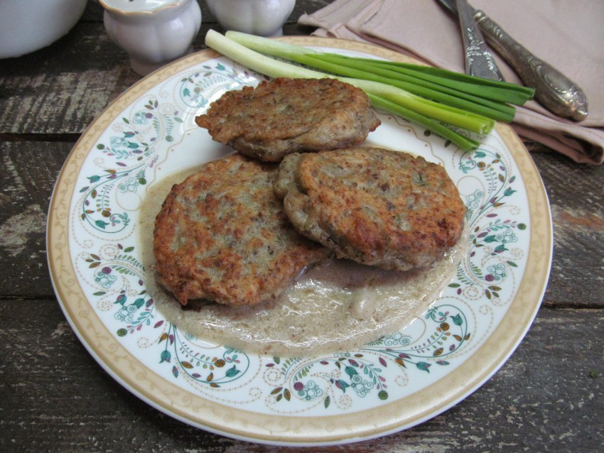 Котлеты с геркулесом и фаршем