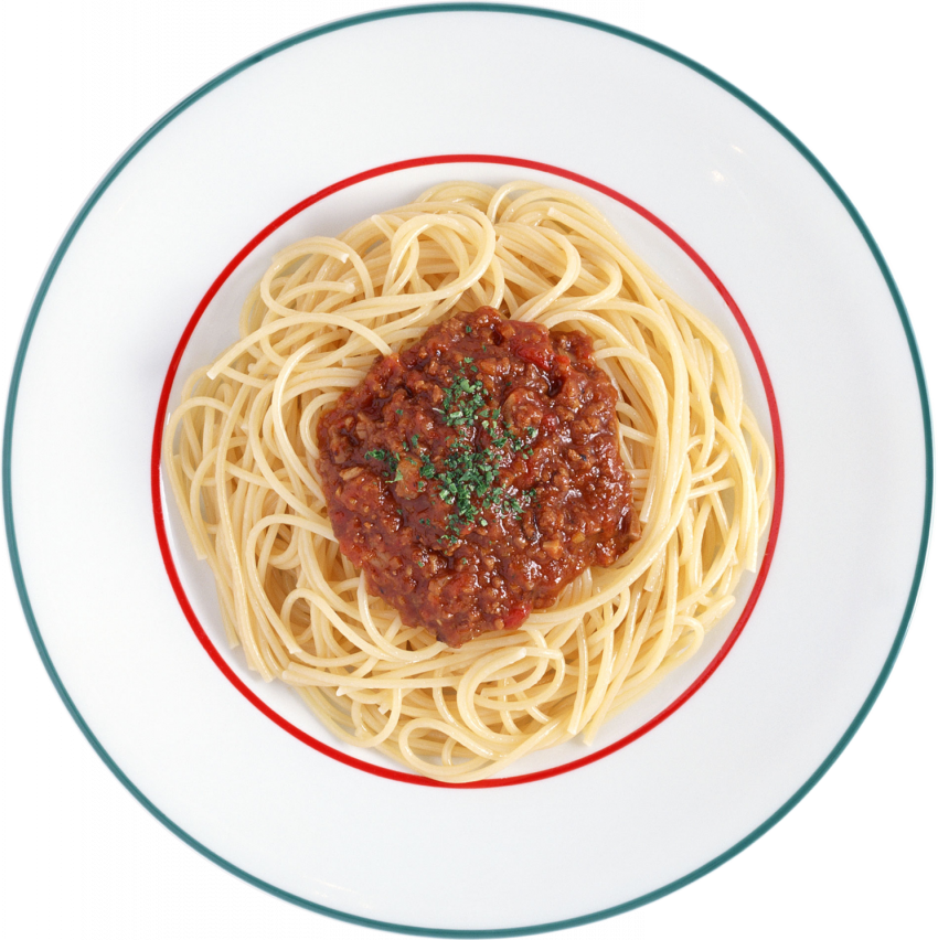 Макароны с котлетой
