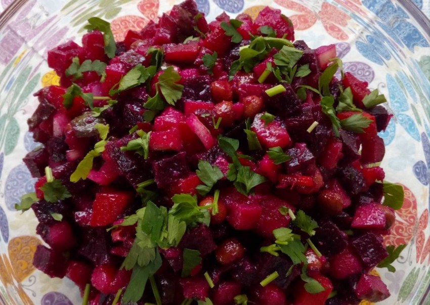 Винегрет с капустой