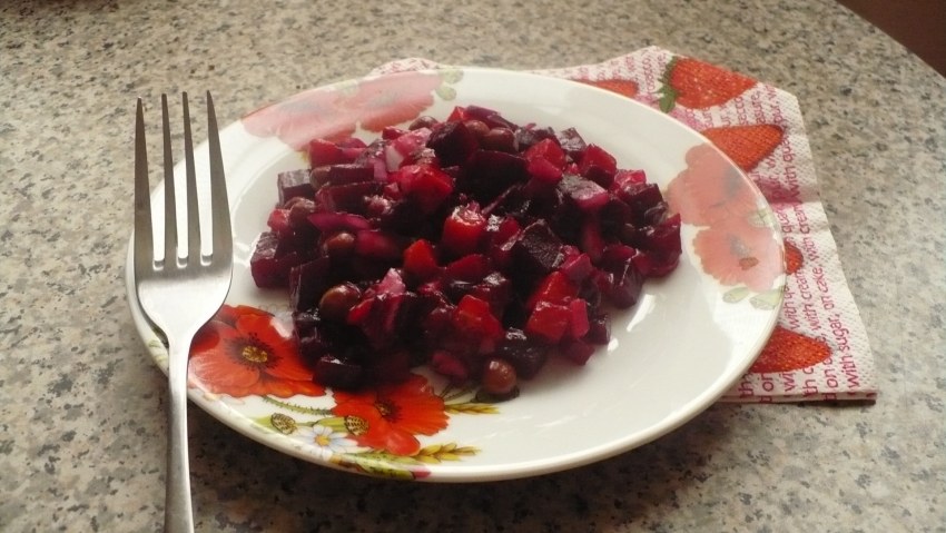 Винегрет мясной