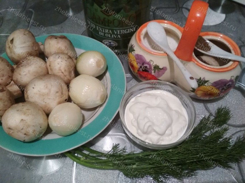 Говядина с грибами в сливочном соусе