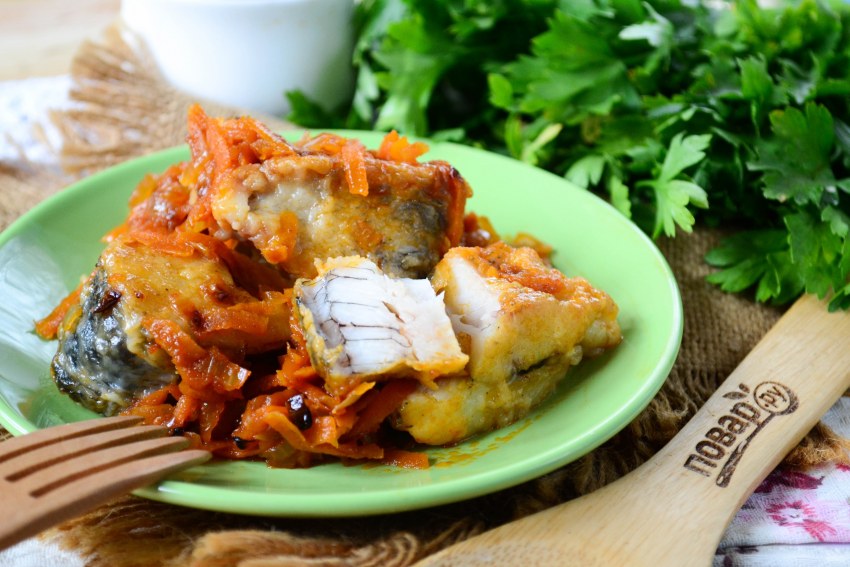 Рыба под маринадом из моркови