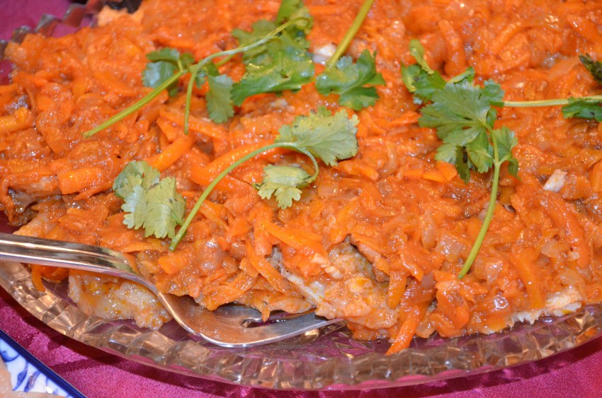 Рыба под маринадом из моркови