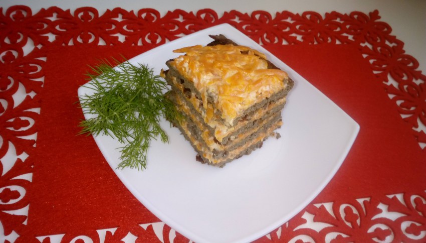 Печеночный пирог