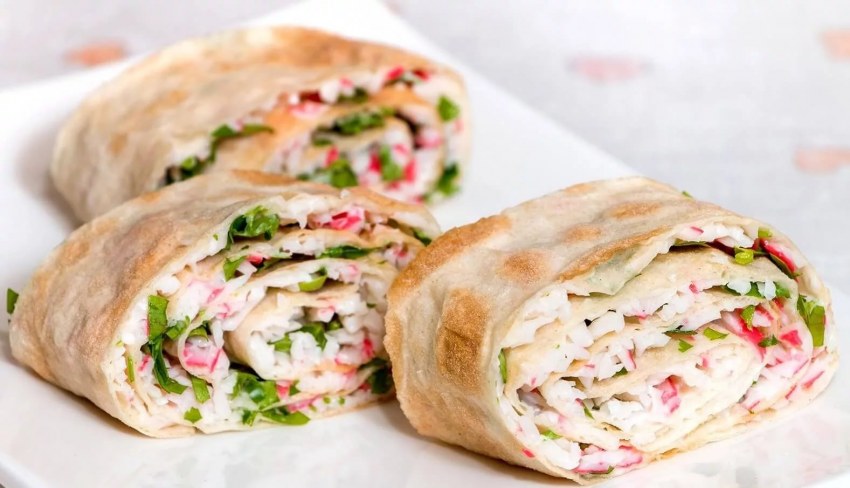 Лаваш с начинкой