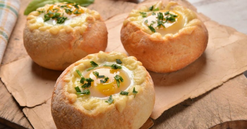 Булка с курицей и сыром