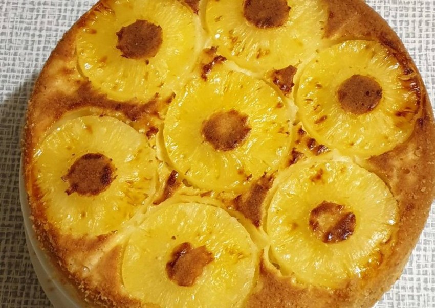 Выпечка с ананасом