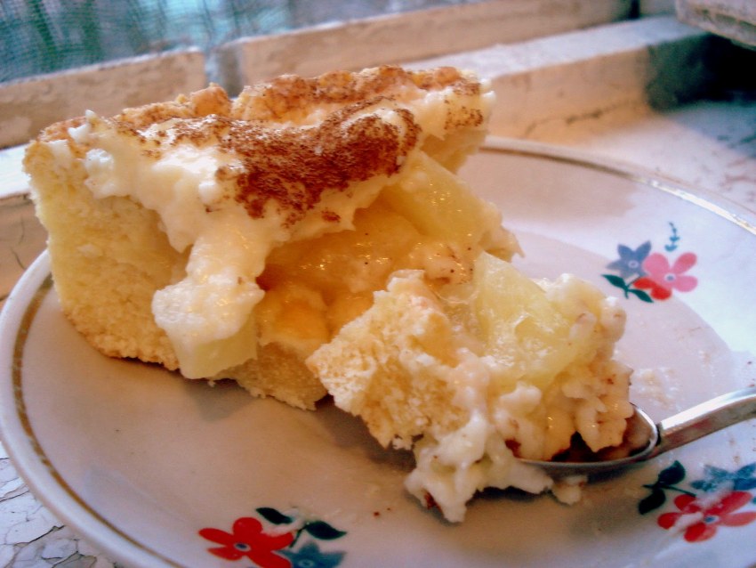 Венский пирог с ананасом