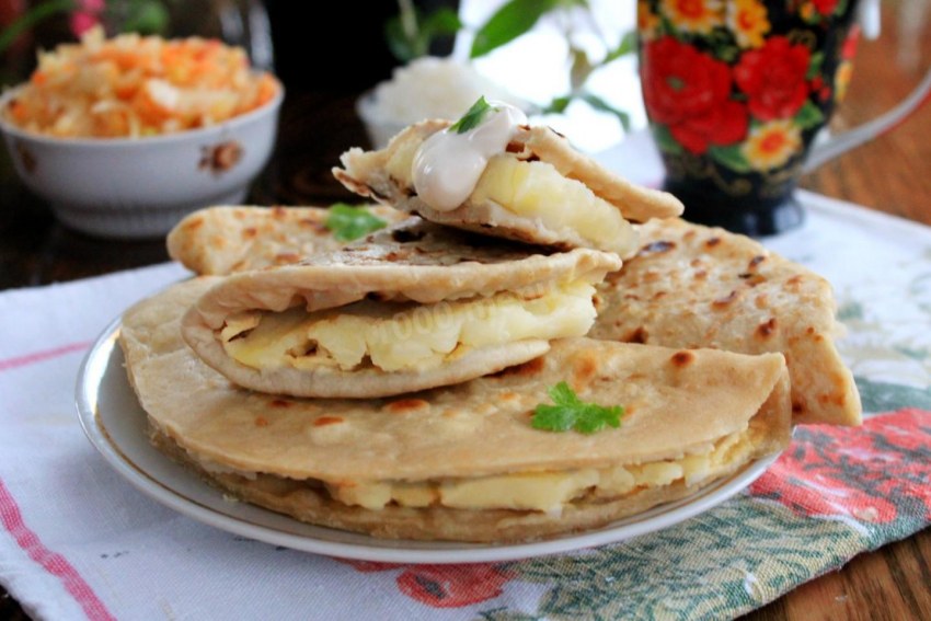 Татарская кухня кыстыбый
