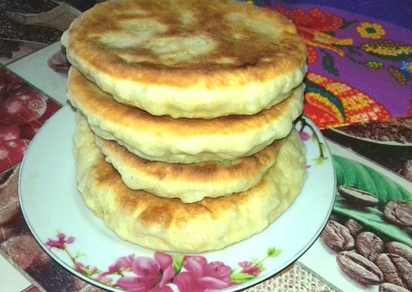 Лепёшки на сковороде