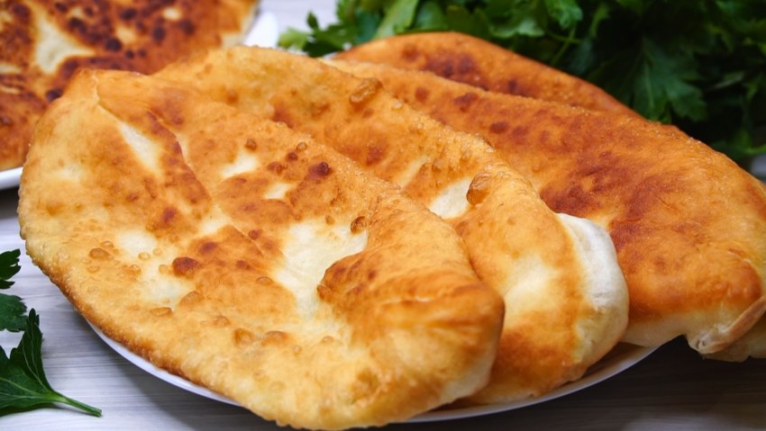 Сырные лепёшки на кефире