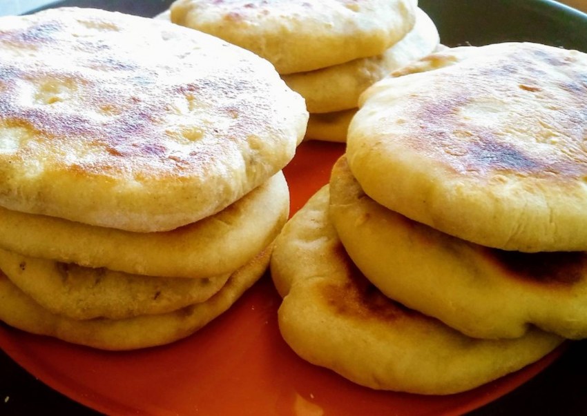 Лепешки пышки на сковороде