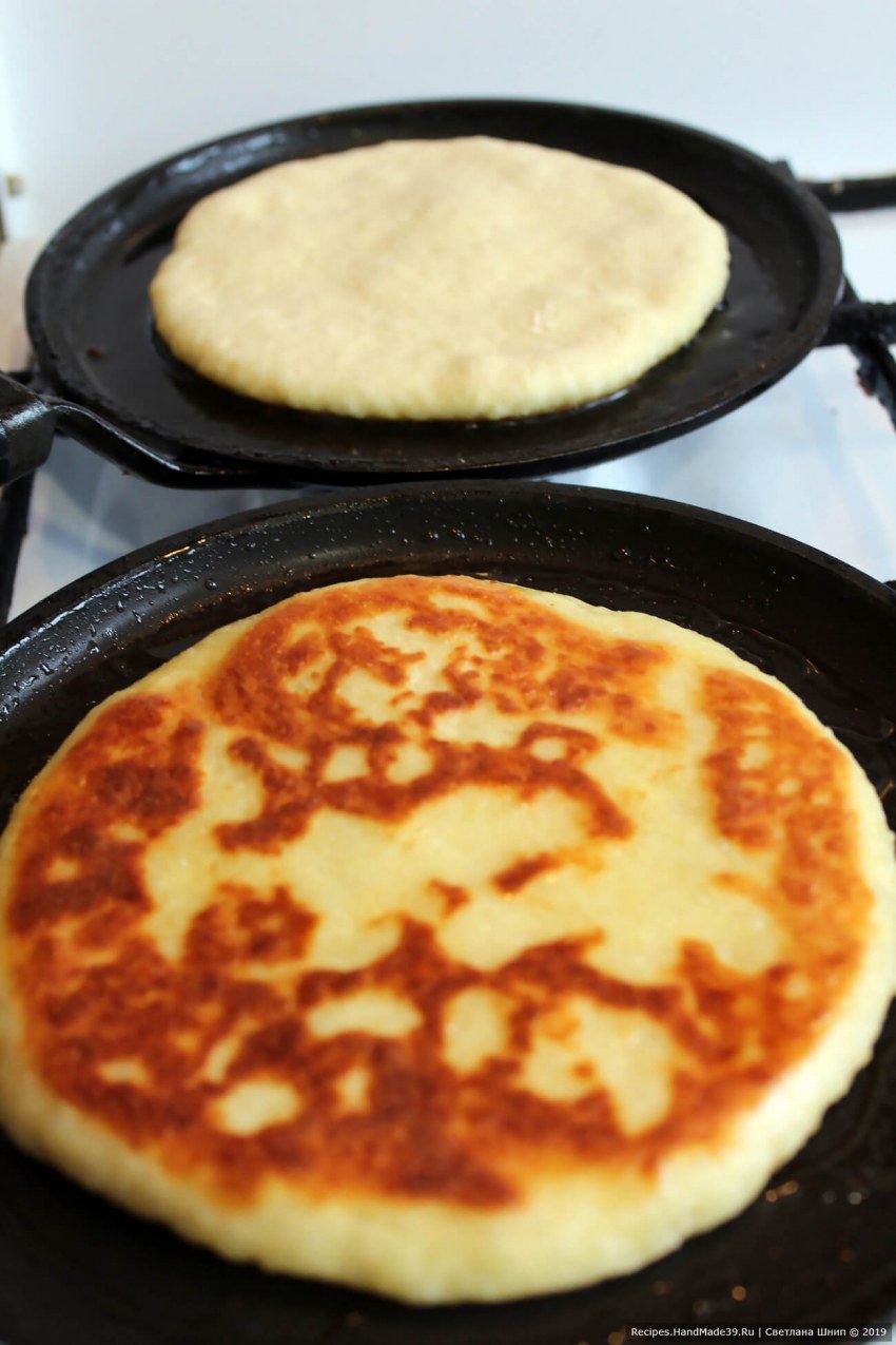 Кукурузные лепешки на кефире