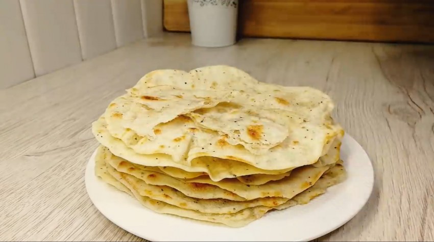 Сырные лепешки с зеленью