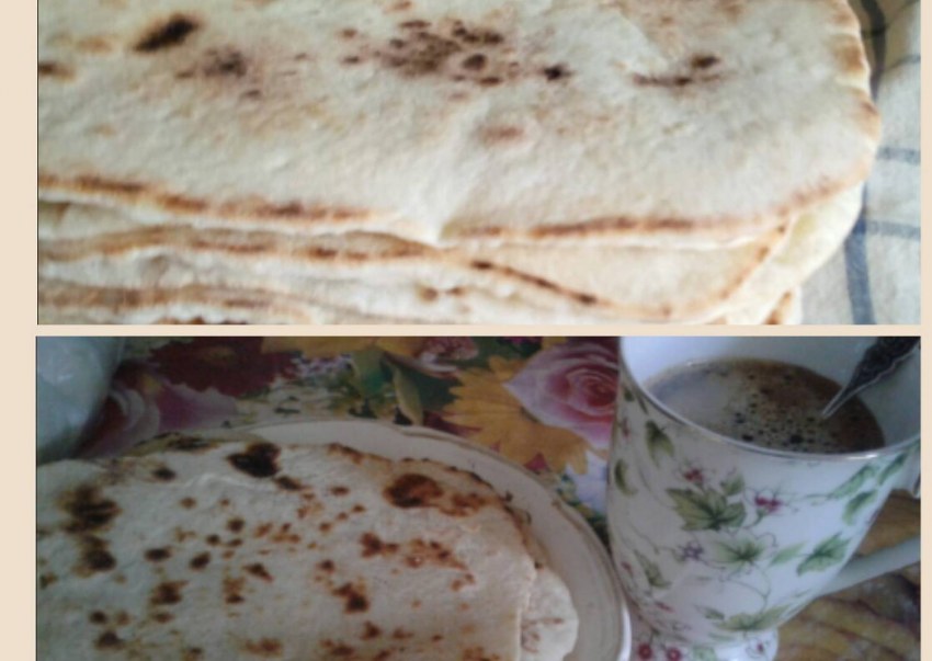 Лепешка с картофелем