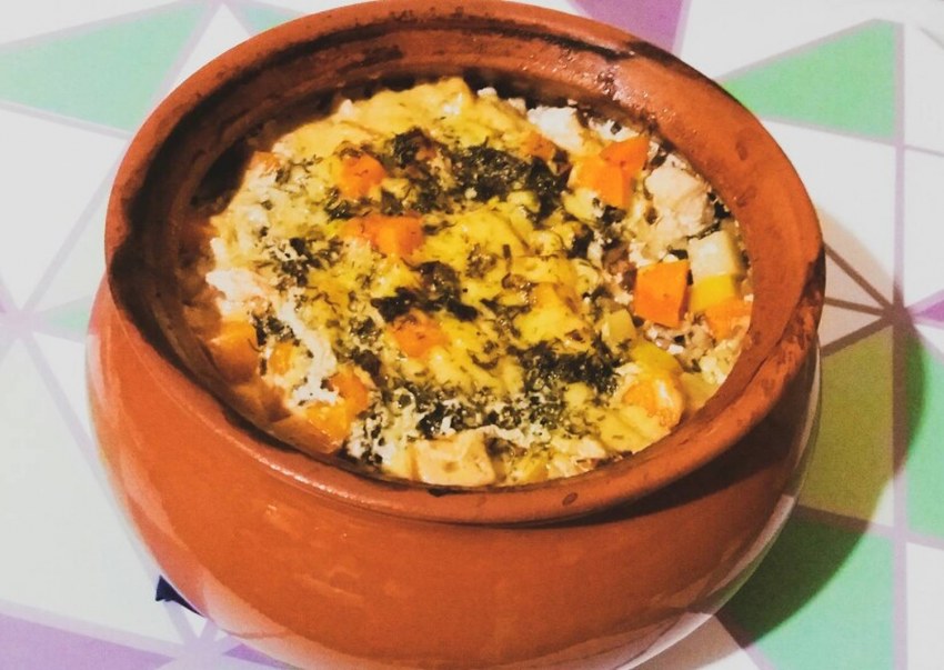 Картофель в горшочках