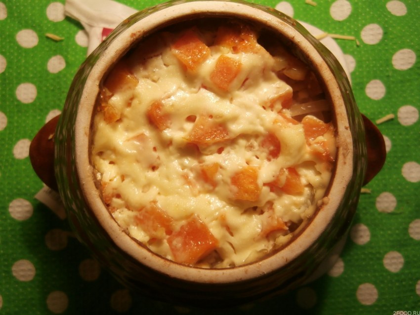 Гусь ,утка в горшочеу с овощами
