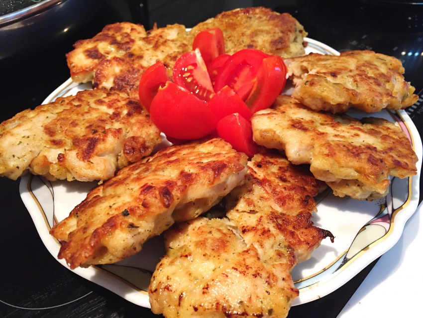 Жареные куриные рубленые котлеты