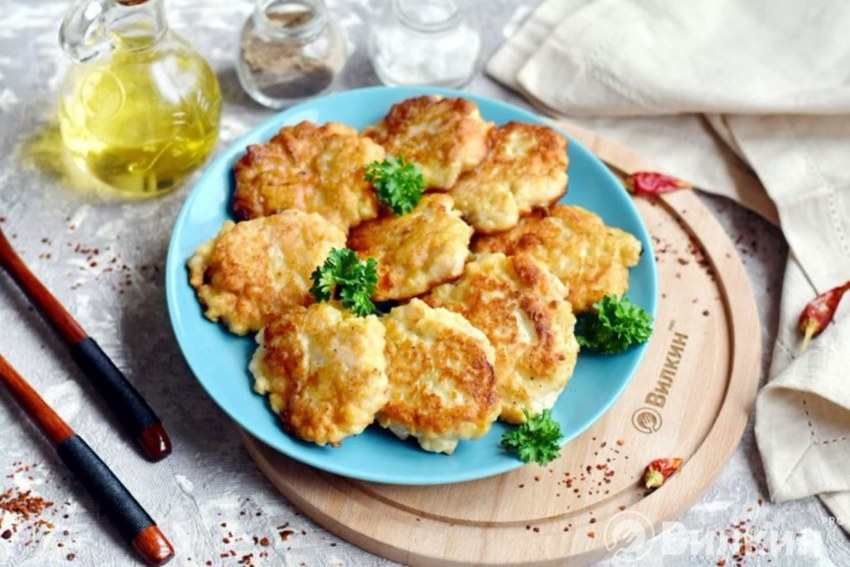 Рубленые куриные котлетки из индейки