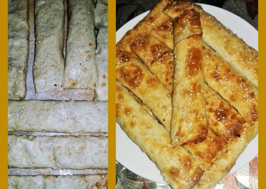 Лаваш с начинкой из капусты