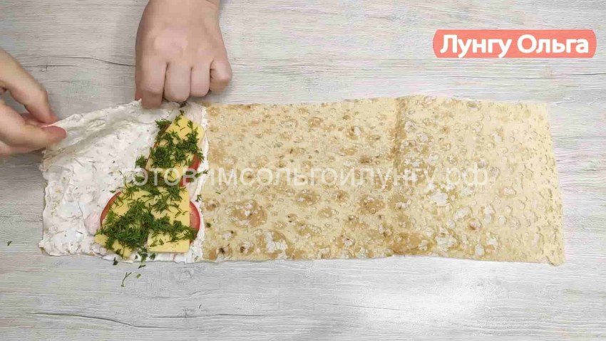 Сладкие рулетики из лаваша