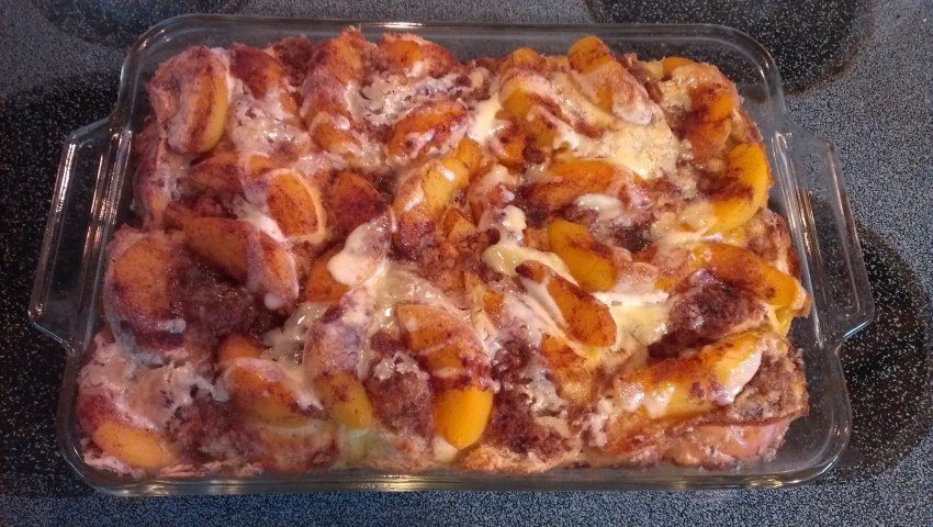 Мясо с персиками