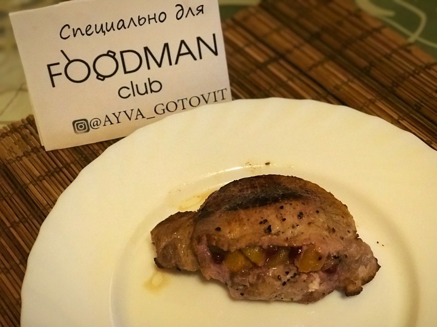 Куриный рулет с моцареллой