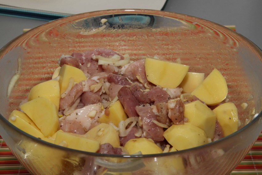 Пирог с нектаринами