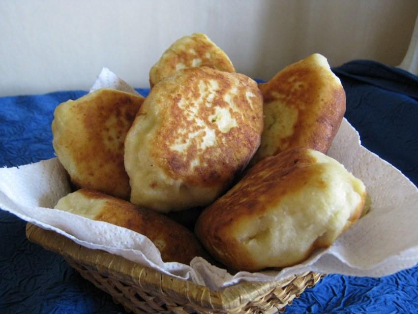 Тонкие пирожки с картошкой "крестьянские"