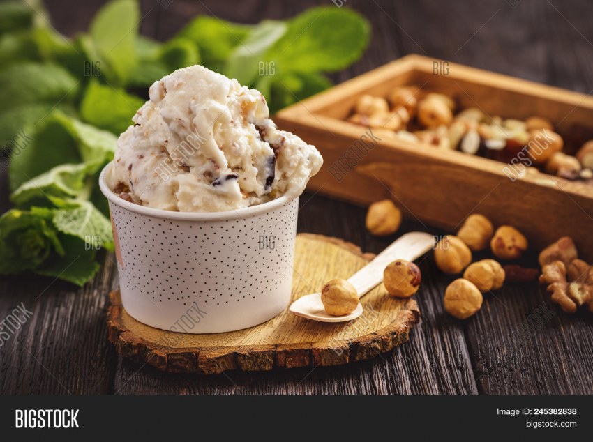 Пломбир с орешками