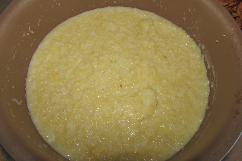 Каша из пшена и риса молочная жидкая