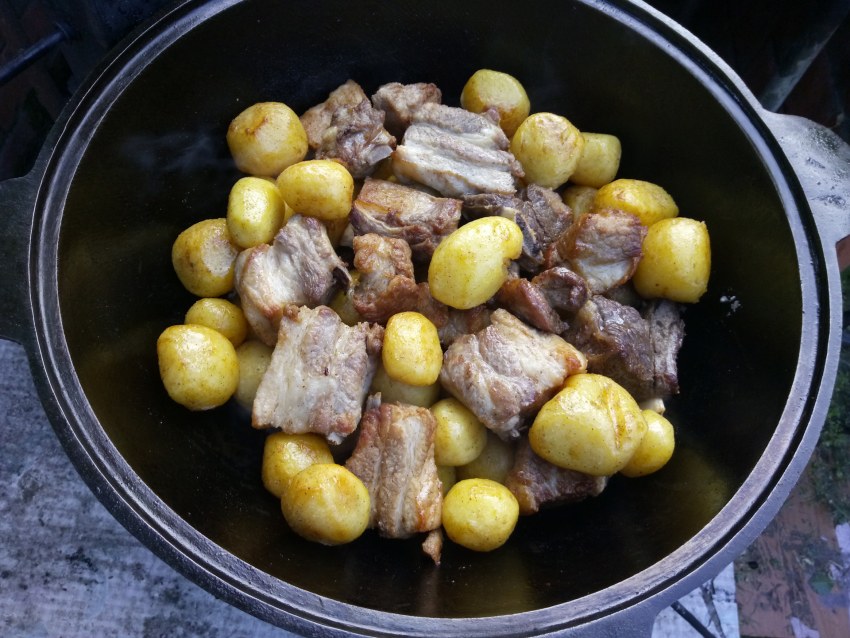 Картошка в казане