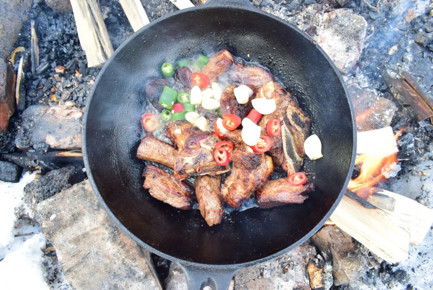 Мясо в казане