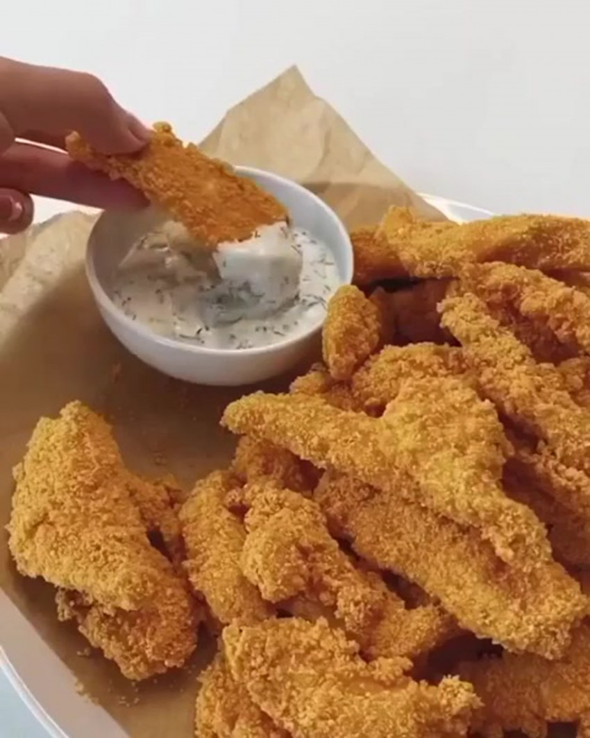 Стрипсы KFC панировка