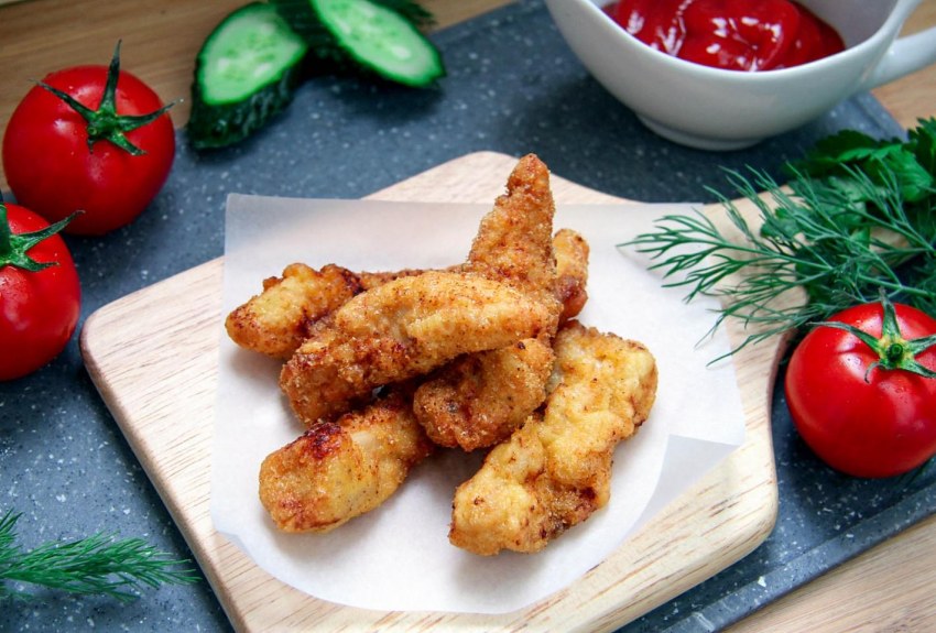 Куриные палочки в кляре