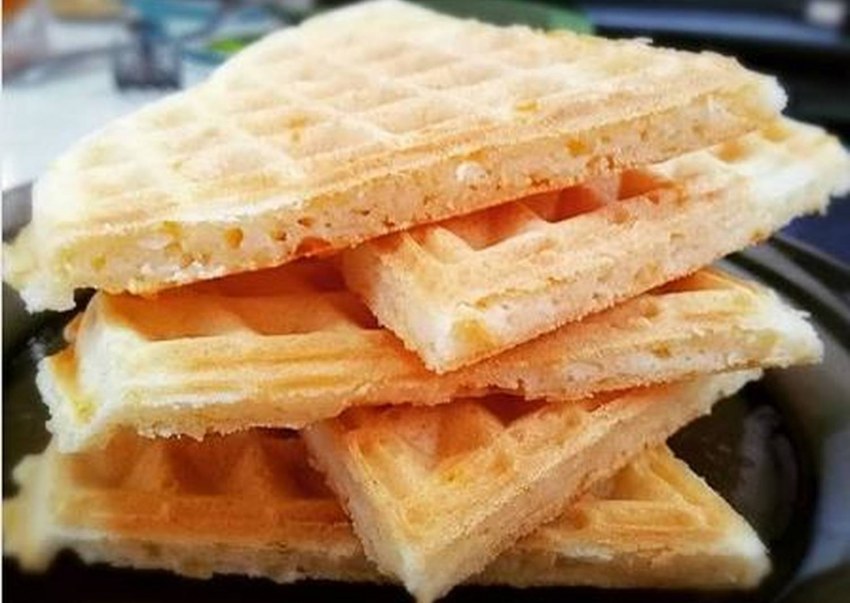 Вафли с грибами