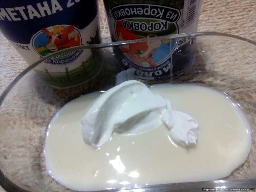 Десерт с сгущенкой и крахмалом