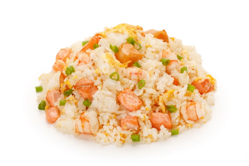 Жареный рис с морепродуктами