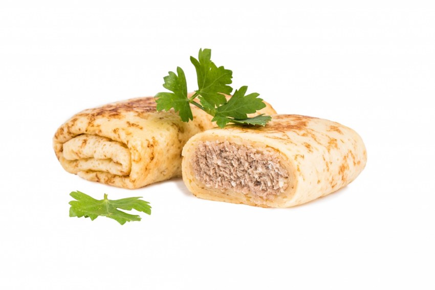 Блины с печенью