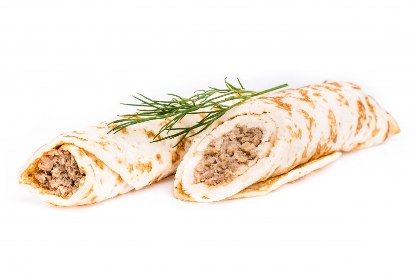 Блинчики с мясным фаршем