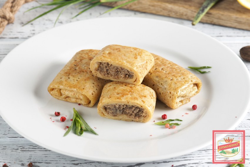 Блинчики с мясом