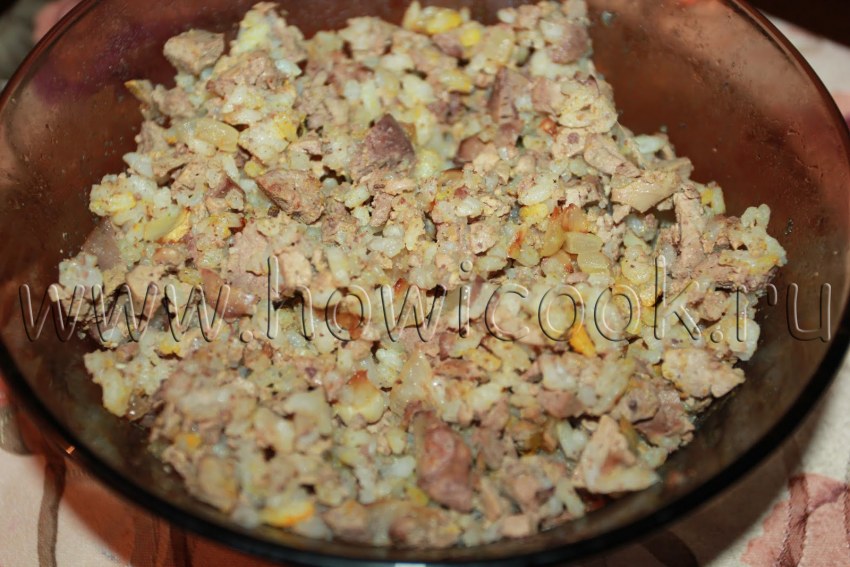 Блины фаршированные мясом