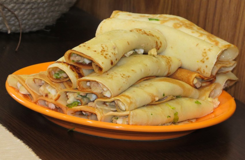 Блины с мясом
