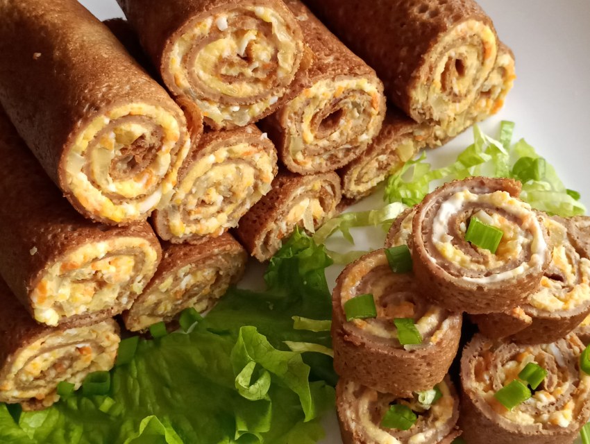 Блины с индейкой