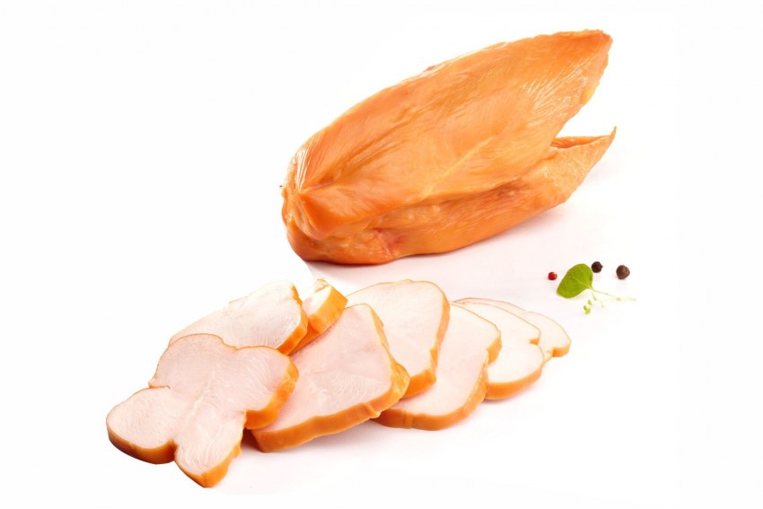 Сырокопченая куриная грудка