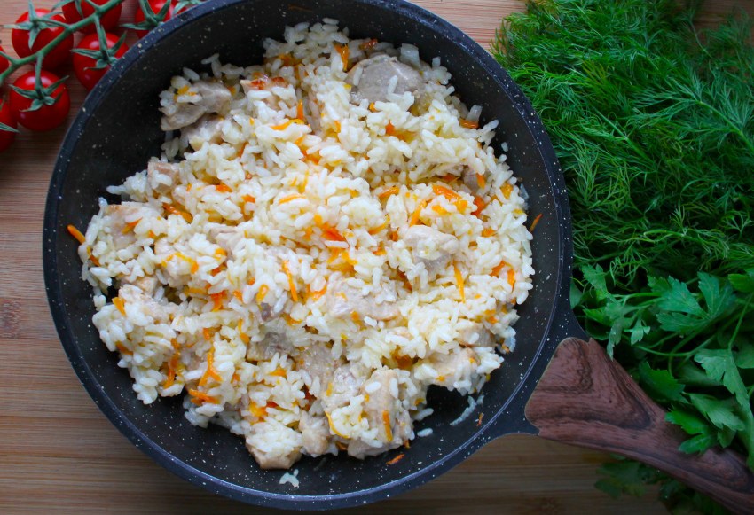 Скумбрия с рисом