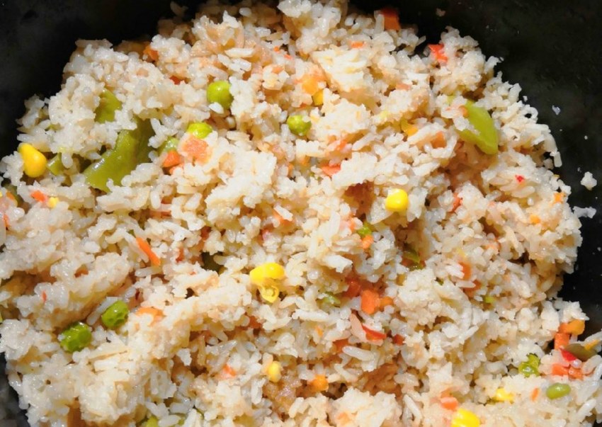Китайский рис с морепродуктами
