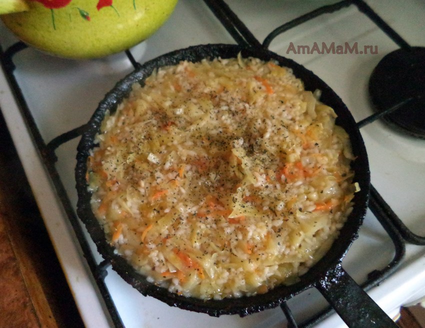 Рис с яйцом и упаковка