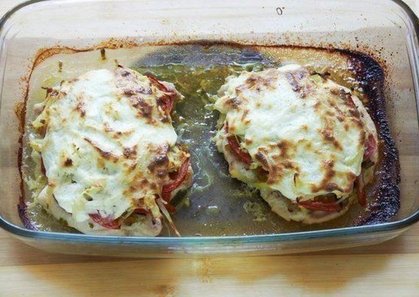 Запеканка из картофеля и курицы